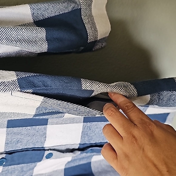 Lane Bryant Preppy button front long sleeve shacket duster 14/16 oversized - Picture 6 of 10